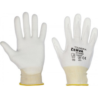 TOUNDRA rukavice HPPE Spandex bílá