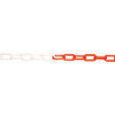 JSP Řetěz plast 8mm/25m červená/bílá | 9910002024999