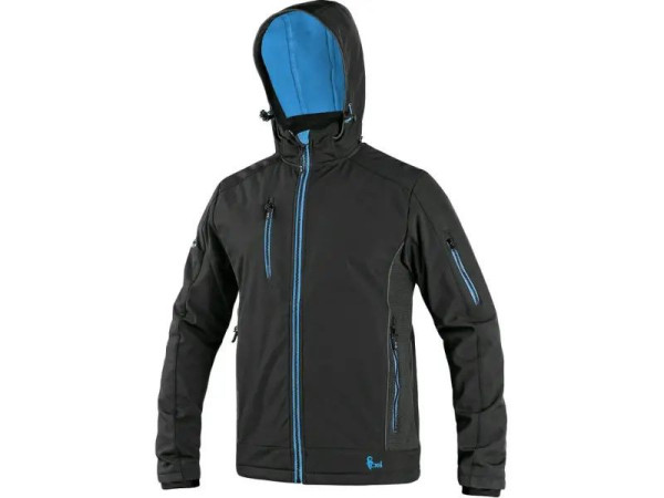 Bunda DURHAM, pánská, černo-modrá, vel. 3XL