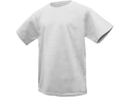 Dětské tričko s krátkým rukávem DENNY, bílé, vel.