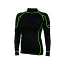 Dámské funkční tričko REWARD, dl. rukáv, černo-zelené, vel. S | 1720-003-808-92