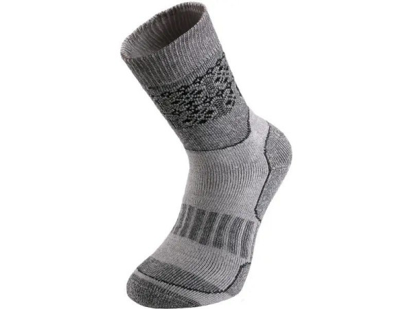 Ponožky CXS SKI, zimní, šedé, vel. 45
