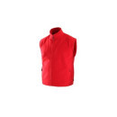 Pánská fleecová vesta UTAH, červená, vel. S | 1330-002-250-92
