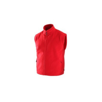 Pánská fleecová vesta UTAH, červená, vel.