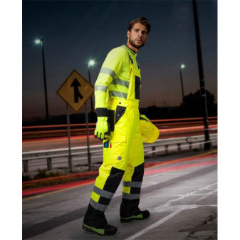 Reflexní zimní kalhoty s laclem ARDON®HOWARD žluté | H8942/