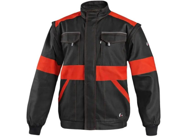 Blůza CXS LUXY EDA, pánská, černo-oranžová, vel. 60