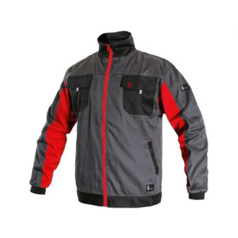 Blůza CXS PHOENIX PERSEUS, šedo-červená, vel.