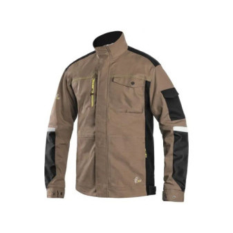 Blůza CXS STRETCH, pánská, béžovo-černá, vel.