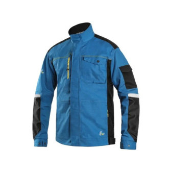 Blůza CXS STRETCH, pánská, středně modrá-černá, vel.