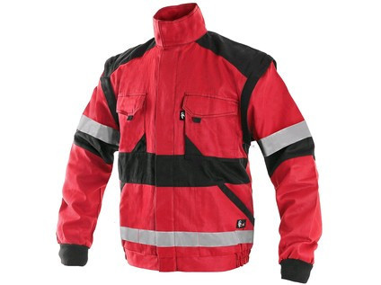 Blůza CXS LUXY BRIGHT, pánská, červeno-černá, vel. 50