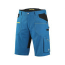 Kraťasy CXS STRETCH, pánské, středně modré-černé, vel. 46 | 1060-027-440-46