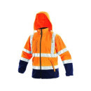 Pánská reflexní bunda DERBY, oranžovo-modrá, vel. S | 1110-002-205-92