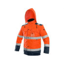 Bunda CXS LUTON, výstražná, pánská, oranžovo-modrá, vel. 2XL | 1110-051-205-96
