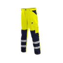 Kalhoty CXS NORWICH, výstražné, pánské, žluto-modré, vel. 46 | 1112-002-155-46