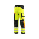 Kalhoty CXS BENSON výstražné, pánské, žluto-černé, vel. 50 | 1112-012-160-50