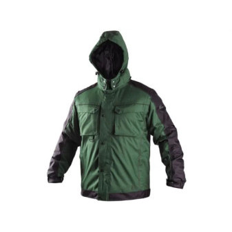 Bunda CXS IRVINE, zimní, pánská, zeleno-černá, vel.