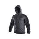 Bunda CXS IRVINE, zimní, pánská, šedo-černá, vel. 3XL | 1210-001-710-97