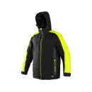 Bunda CXS BRIGHTON, zimní, pánská, černo-žlutá, vel. 4XL | 1210-078-802-98