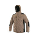 Bunda CXS BALTIMORE, pánská, béžovo - černá, vel. 4XL | 1210-096-270-98