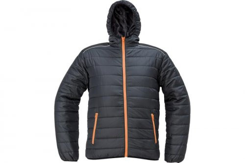 MAX VIVO LIGHT bunda černá/oranžová vel. XL