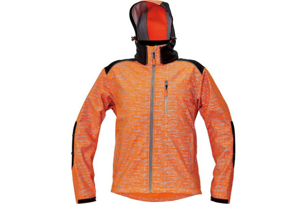 KNOXFIELD printed softshell červená S