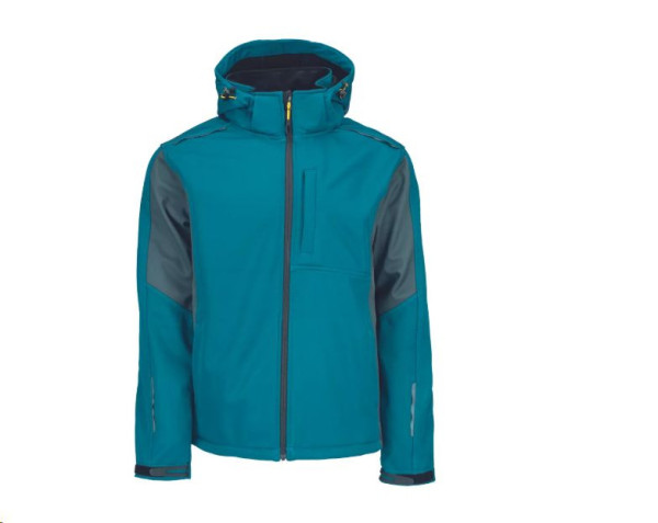 DAYBORO softshell bunda petrolejová 4XL