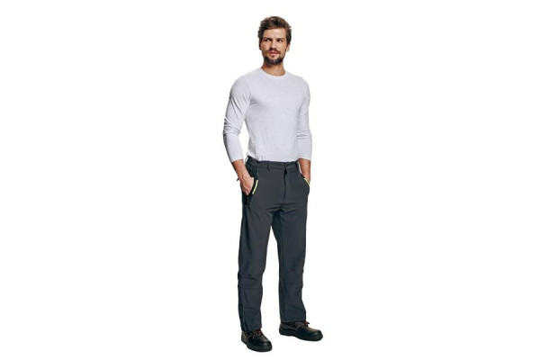 OLZA softshellové kalhoty šedá XL