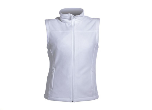VORMA LADY fleecová vesta bílá XS