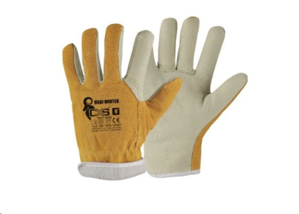 Rukavice CXS URBI WINTER, zimní, kožené, vel. 11