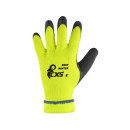 Rukavice CXS ROXY WINTER, zimní, máčené v latexu, černo-žluté, vel. 10 | 3700-010-160-10