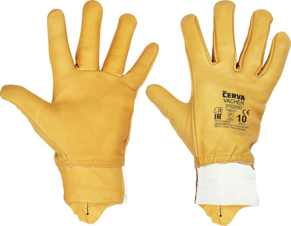 VACHER rukavice žlutá