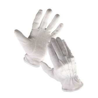 BUSTARD rukavice bavlna s PVC terčík