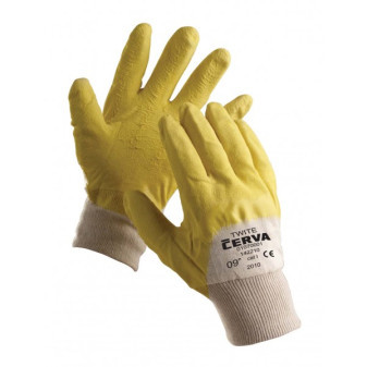TWITE rukavice máčené v latexu - 10