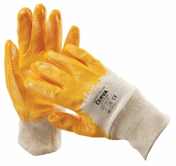 HARRIER ŽLUTÝ rukavice máč. v nitrilu - 7