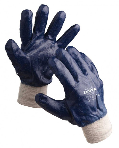 ROLLER rukavice celomáčené v nitrilu - 9