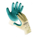 DIPPER rukavice máč. v zeleném latexu - 8 | 0108001599080
