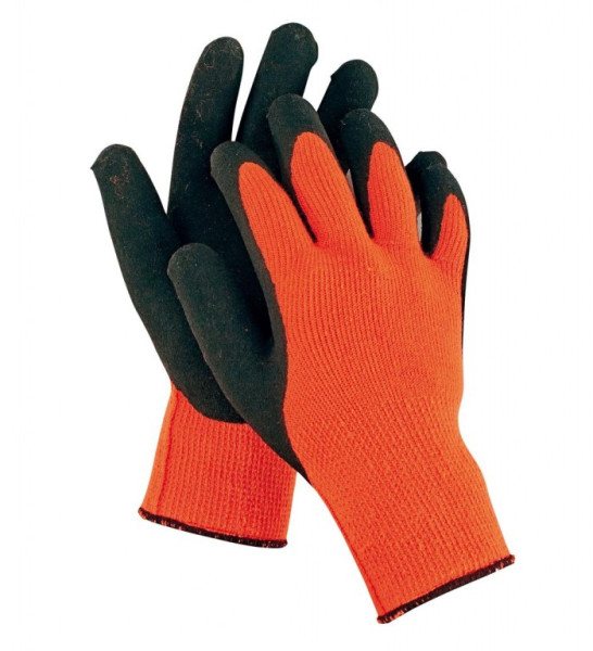 PALAWAN ORANGE rukavice nylon/latex - 8