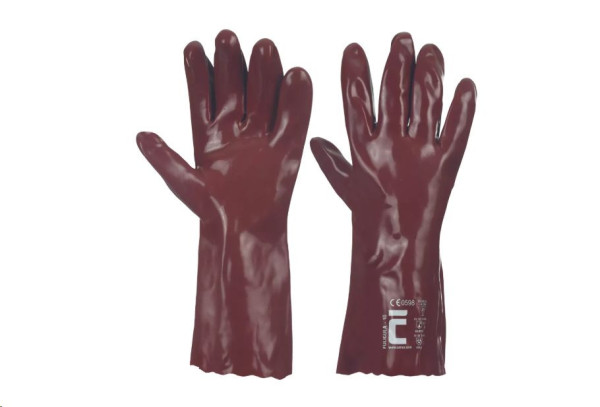 FULIGULA rukavice 35cm máčené v PVC 10