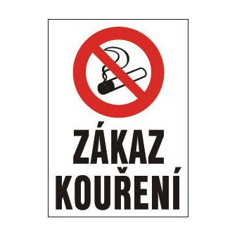 12318 T. Zákaz kouření - bezpeč.tabulka