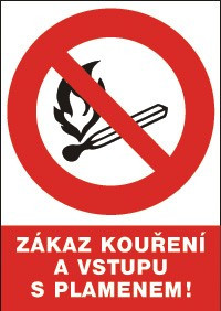 12119 T.Zákaz kouř.a vstupu splam-bez.ta