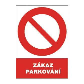 12142 T. Zákaz parkování-bezp.tabulka
