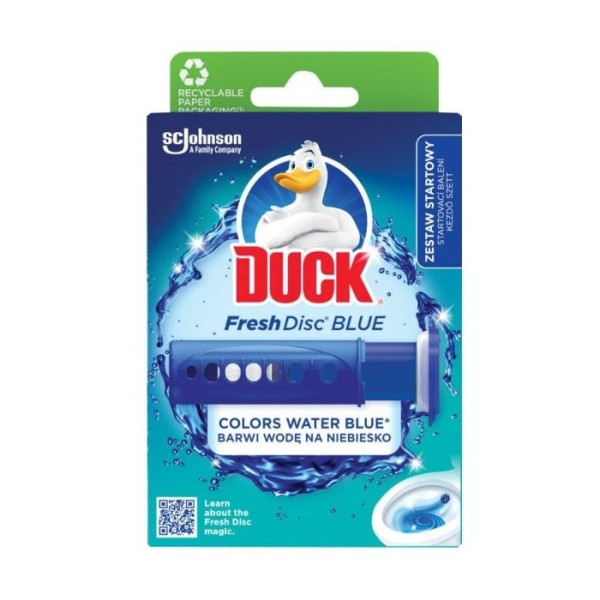 WC čistič Duck fresh discs color water blue 36ml